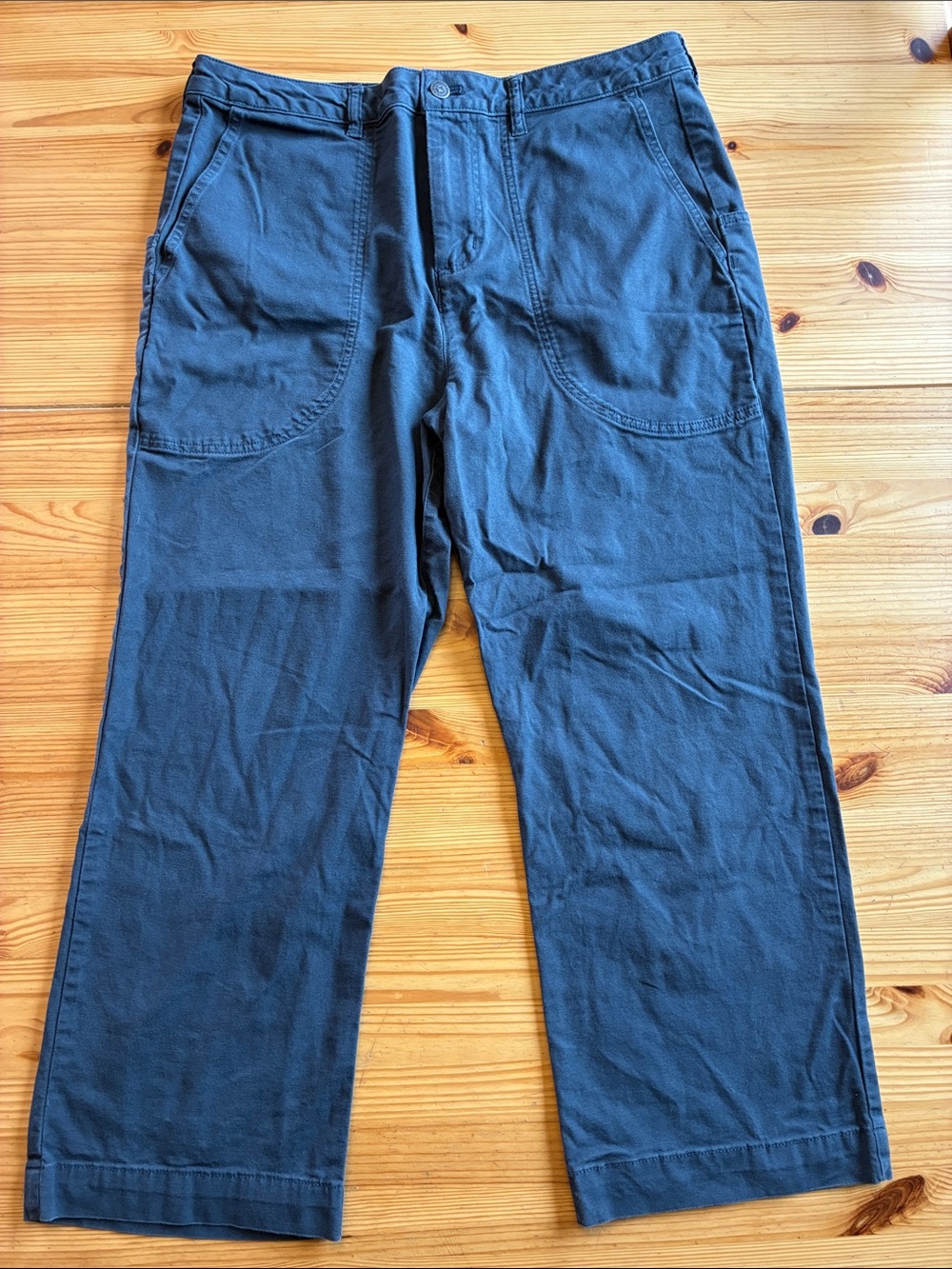 Patagonia Navy Standup Straight-Leg Pants